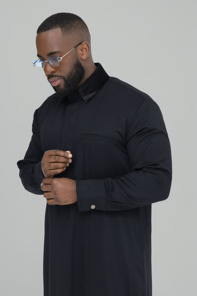 Qamis Intemporel Black Absolute