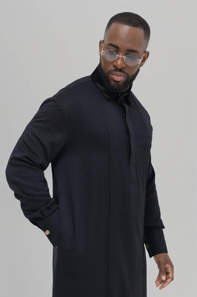 Qamis Intemporel Black Absolute