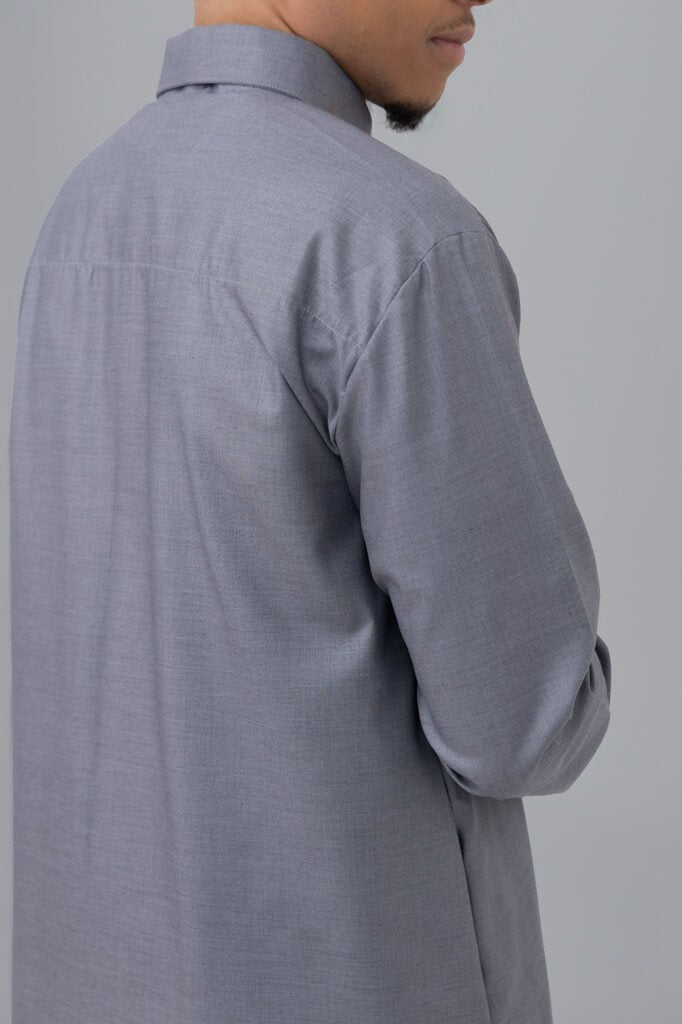 Qamis Intemporel Grey
