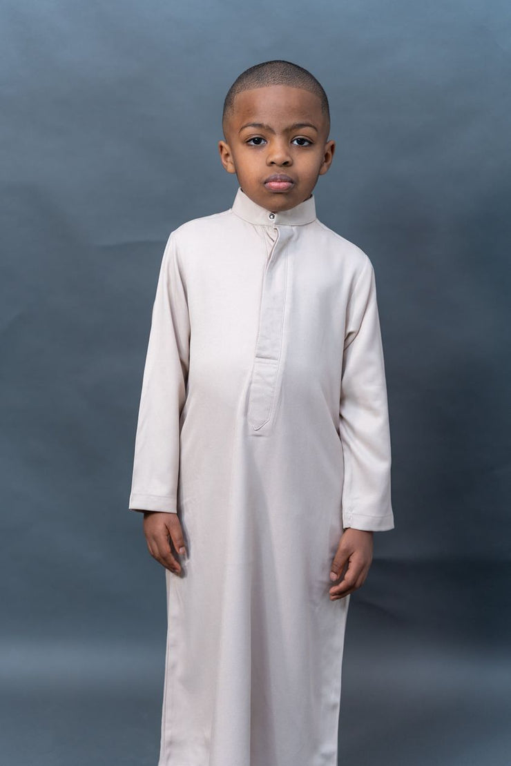 Qamis Creamy Nude Enfant